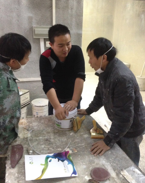 大荷漆“高服务”助力元凯家具厂把握水性漆涂装未来！
